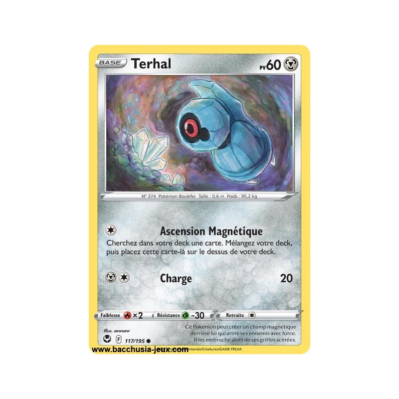 Carte Pokémon EB12 117/195 Terhal