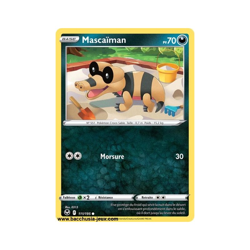 Carte Pokémon EB12 111/195 Mascaïman