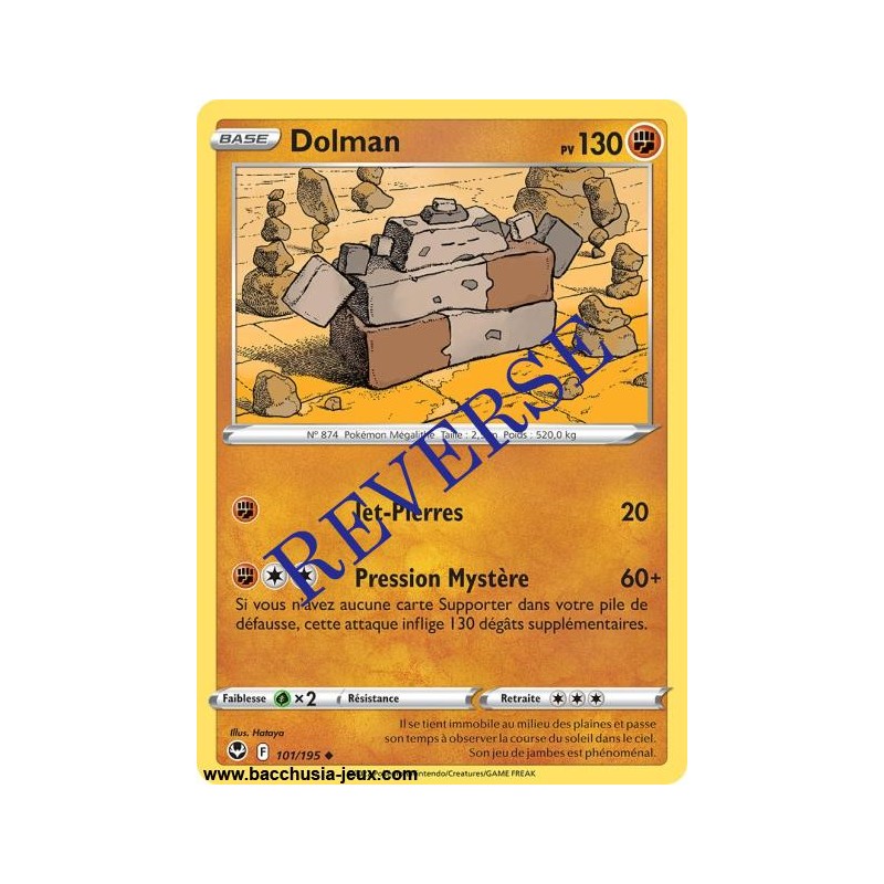 Carte Pokémon EB12 101/195 Dolman Reverse 