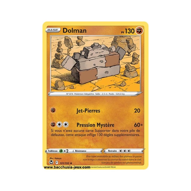 Carte Pokémon EB12 101/195 Dolman