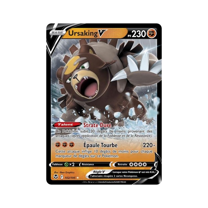 Carte Pokémon EB12 102/195 Ursaking V