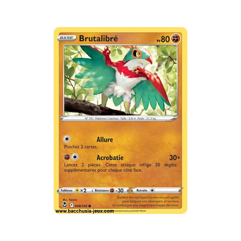 Carte Pokémon EB12 098/195 Brutalibré