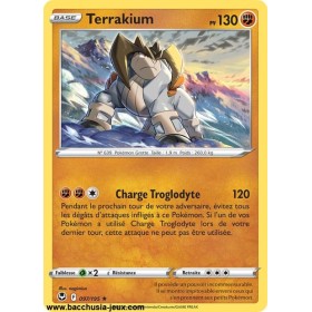 Carte Pokémon EB12 097/195 Terrakium HOLO
