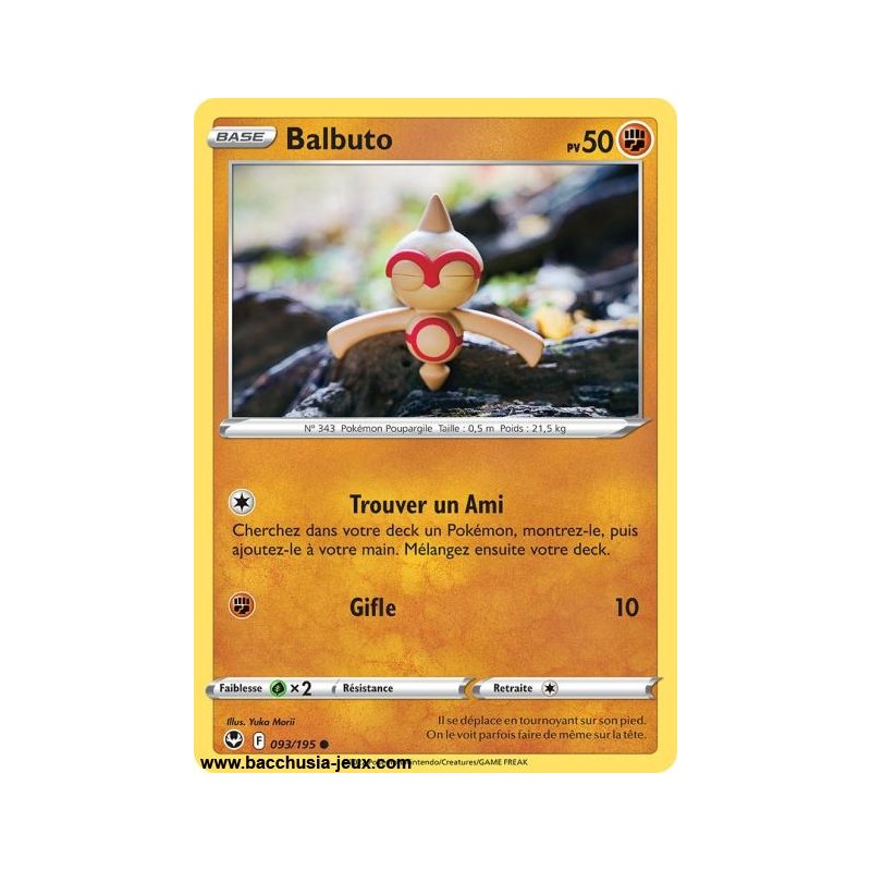 Carte Pokémon EB12 093/195 Balbuto