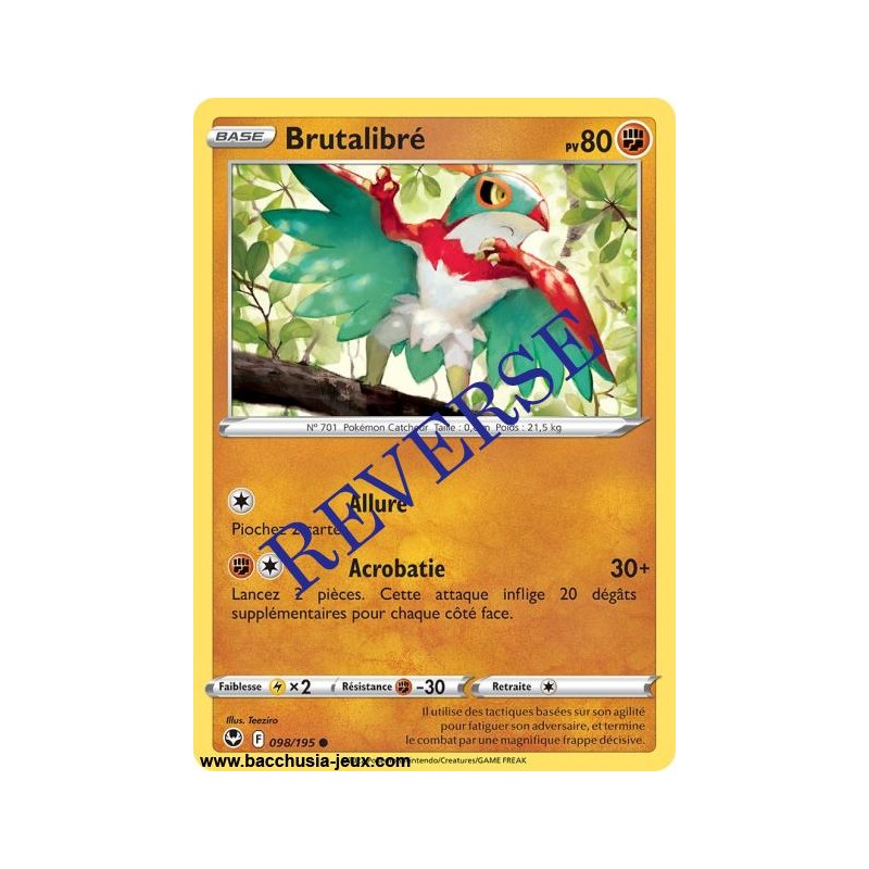 Carte Pokémon EB12 098/195 Brutalibré Reverse