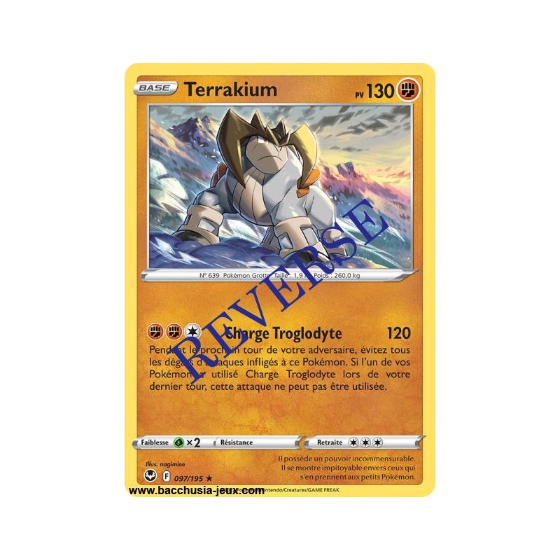Carte Pokémon EB12 097/195 Terrakium HOLO Reverse