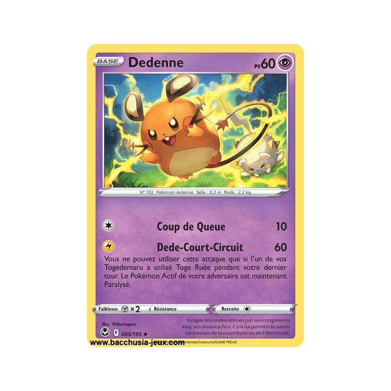 Carte Pokémon EB12 085/195 Dedenne
