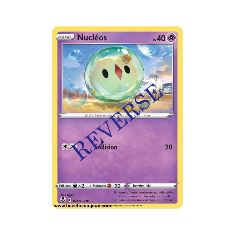 Carte Pokémon EB12 076/195 Nucléos Reverse