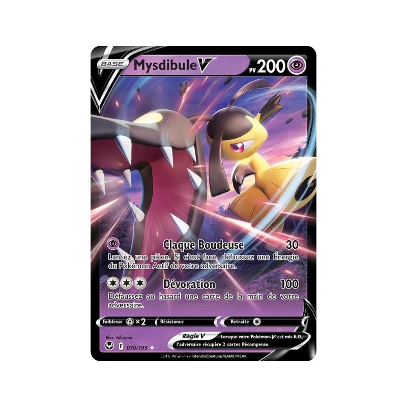 Carte Pokémon EB12 070/195 Mysdibule V