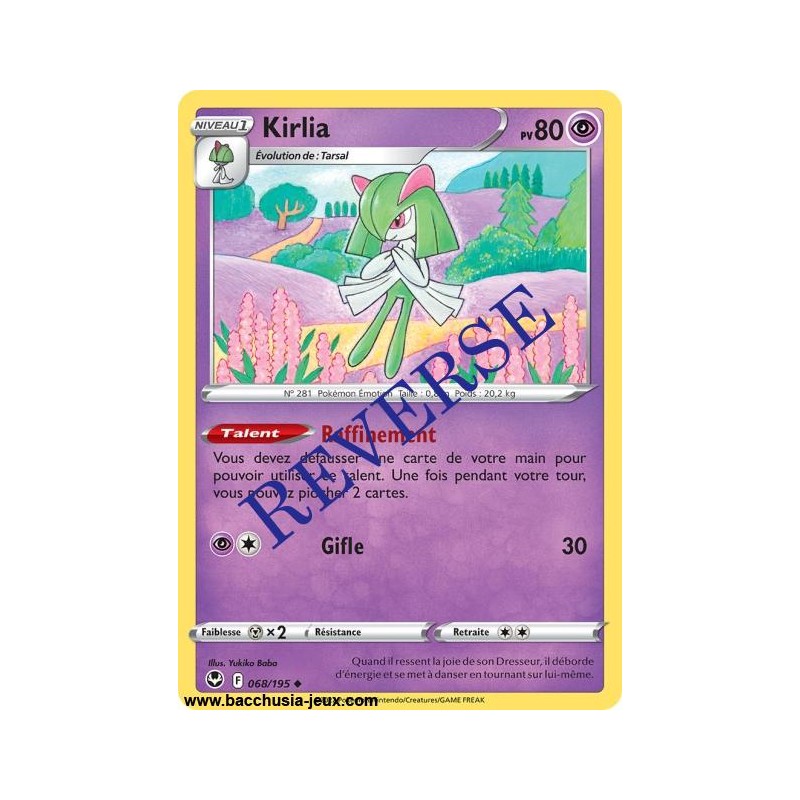 Carte Pokémon EB12 068/195 Kirlia Reverse