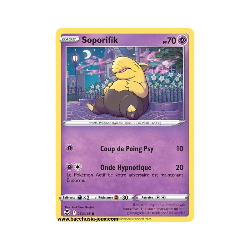 Carte Pokémon EB12 060/195 Soporifik