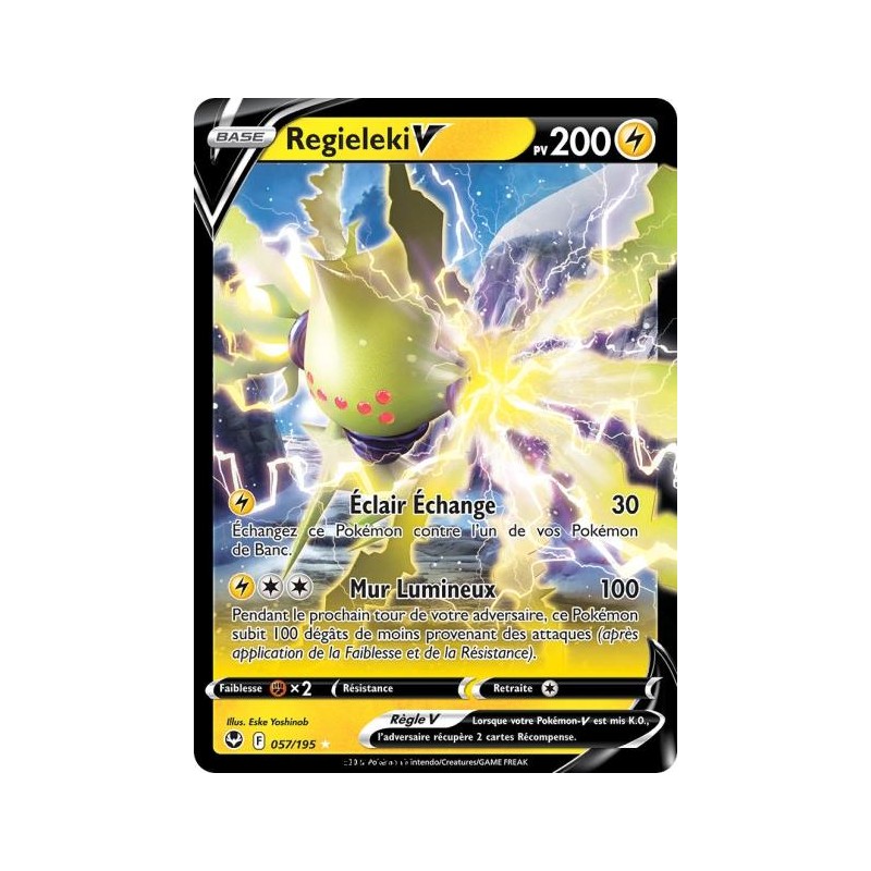 Carte Pokémon EB12 057/195 Regieleki V