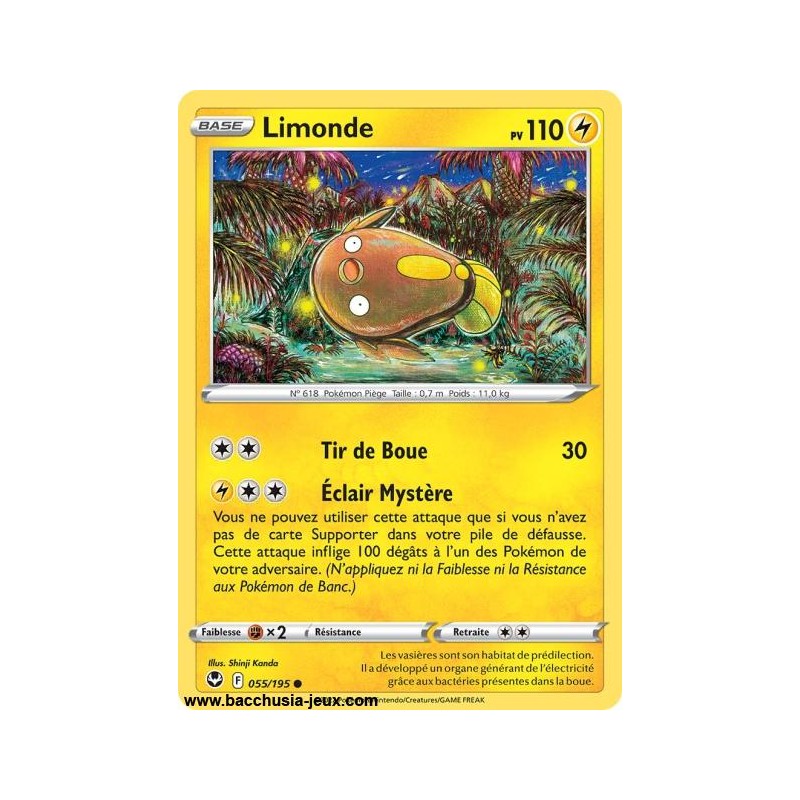 Carte Pokémon EB12 055/195 Limonde