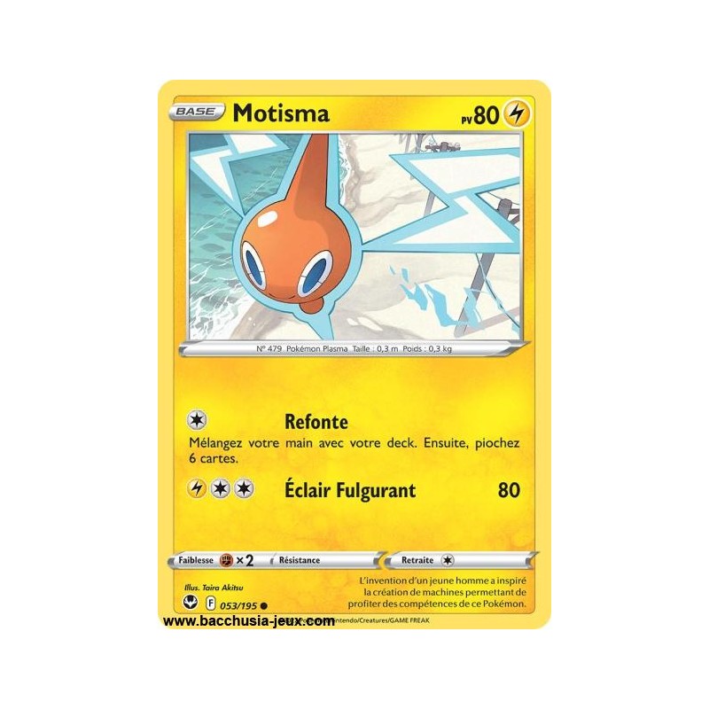 Carte Pokémon EB12 053/195 Motisma