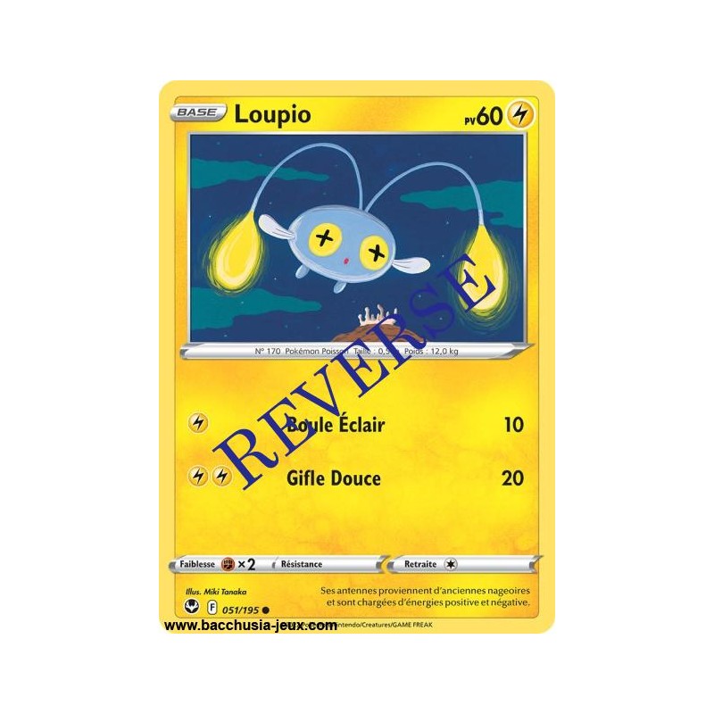 Carte Pokémon EB12 051/195 Loupio Reverse
