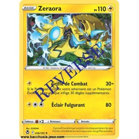 Carte Pokémon EB12 056/195 Zeraora RARE Reverse