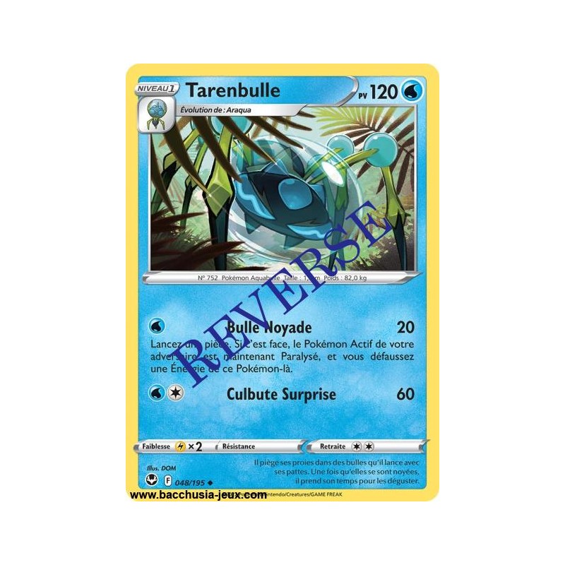 Carte Pokémon EB12 048/195 Tarenbulle Reverse