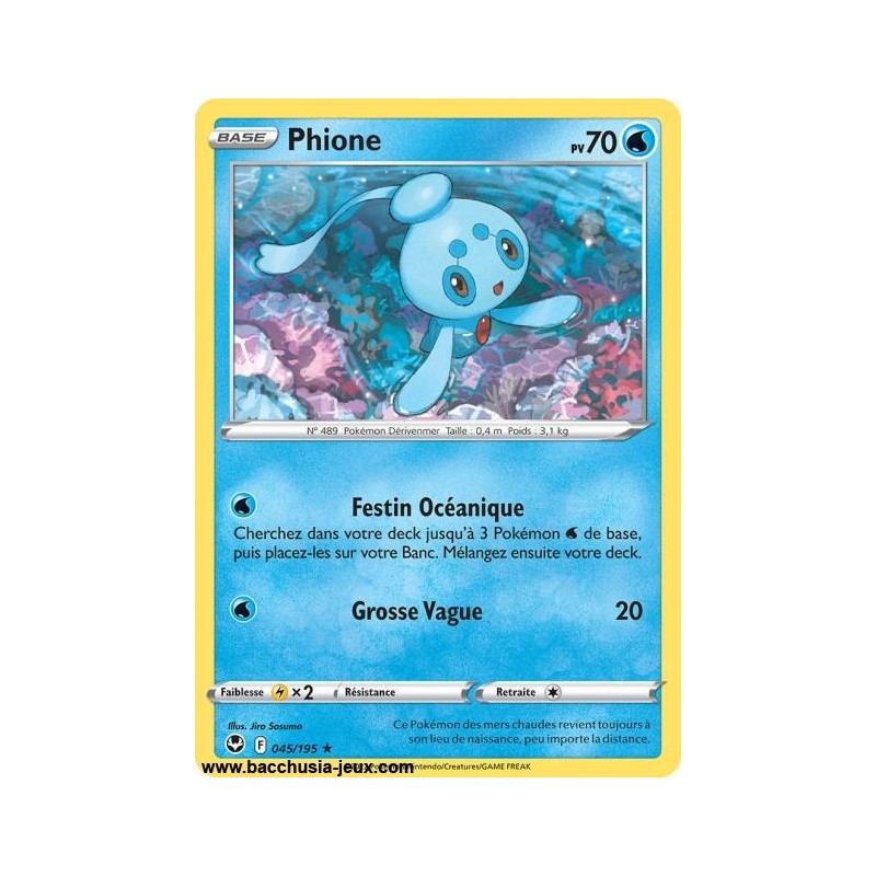 Carte Pokémon EB12 045/195 Phione RARE