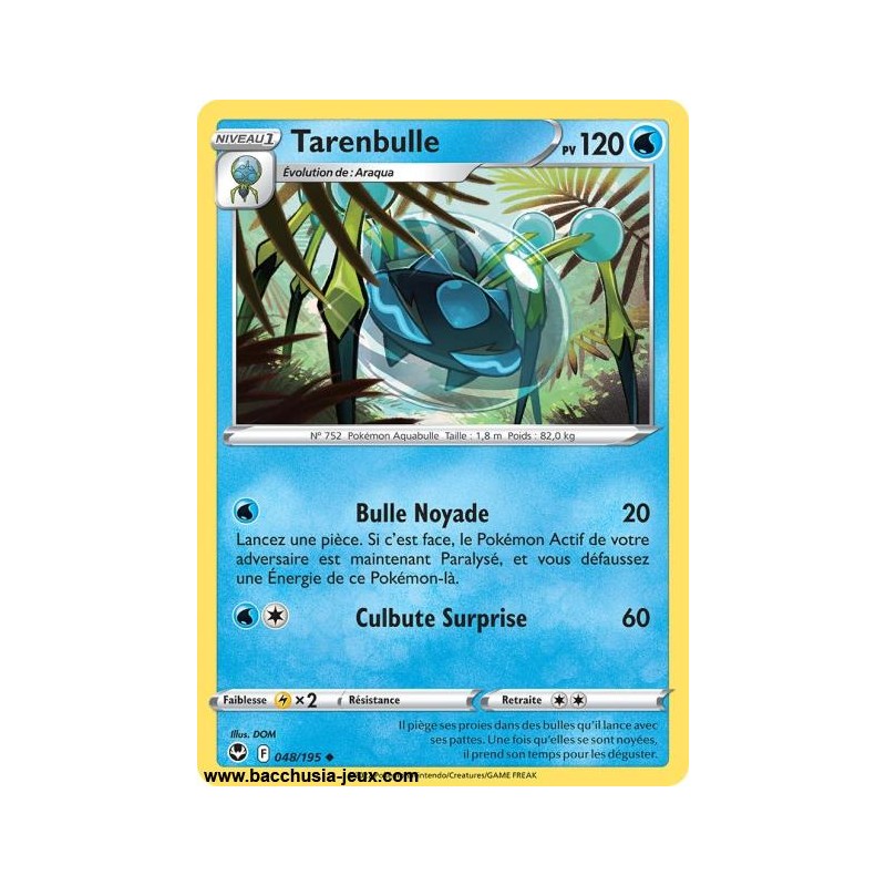 Carte Pokémon EB12 048/195 Tarenbulle