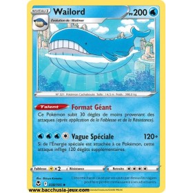 Carte Pokémon EB12 038/195 Wailord