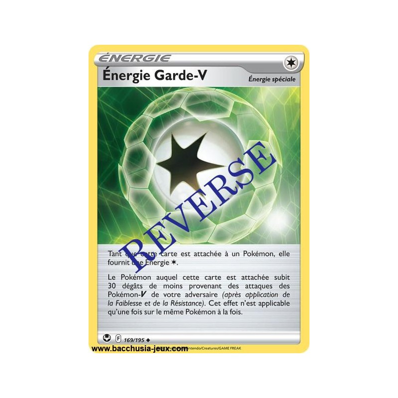 Carte Pokémon EB12 169/195 Energie Garde-V Reverse