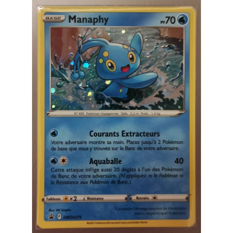 Carte Promo Pokémon EB12 SWSH275 Manaphy