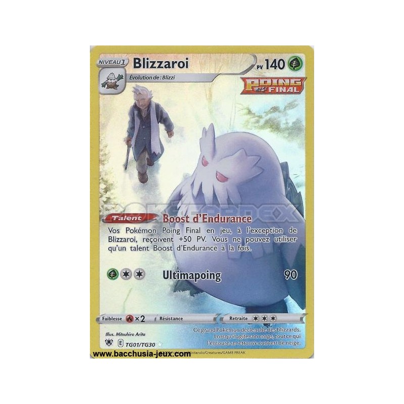 Carte Pokémon EB10 TG01/TG30 Blizzaroi