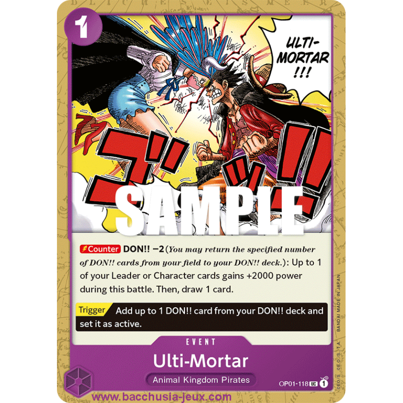 [EN] - One Piece Carte OP01-118 Ulti-Mortar