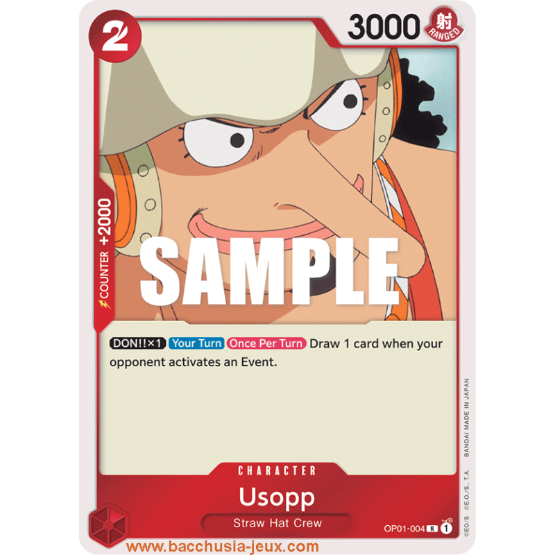 [EN] - One Piece Carte OP01-004 Usopp