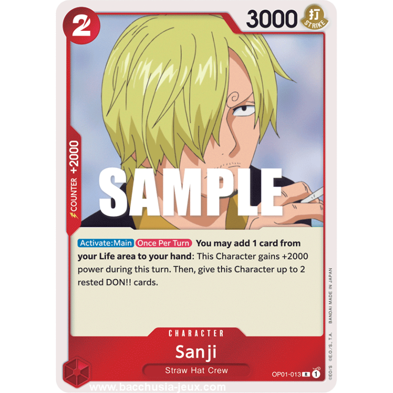 [EN] - One Piece Carte OP01-013 Sanji