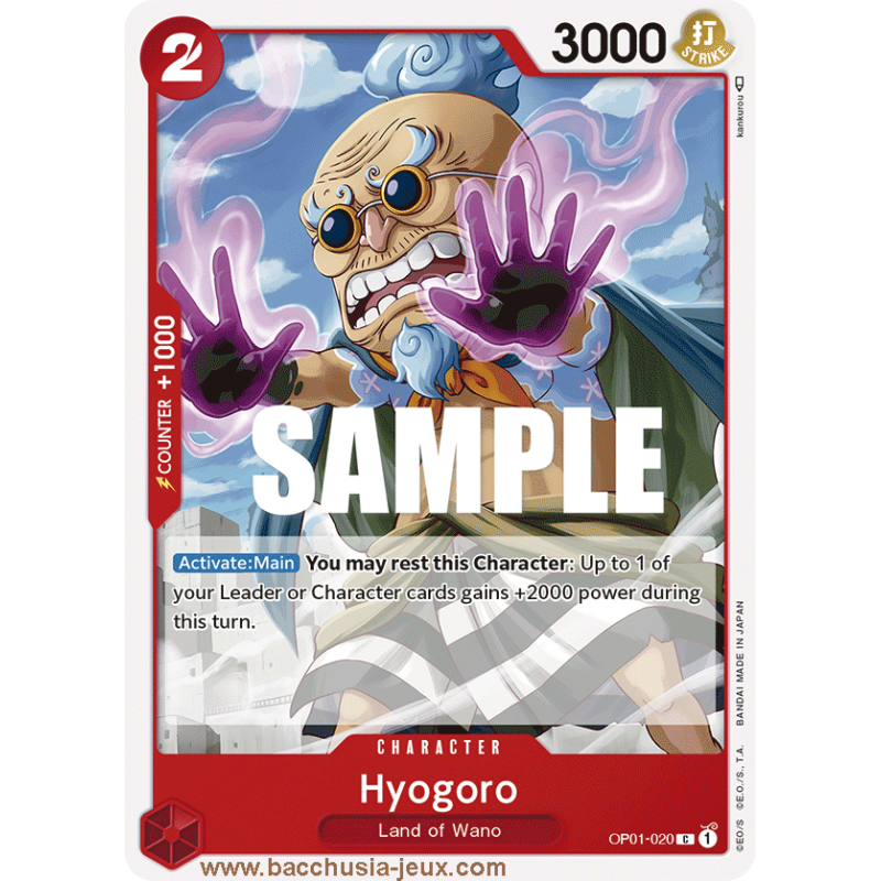 [EN] - One Piece Carte OP01-020 Hyogoro