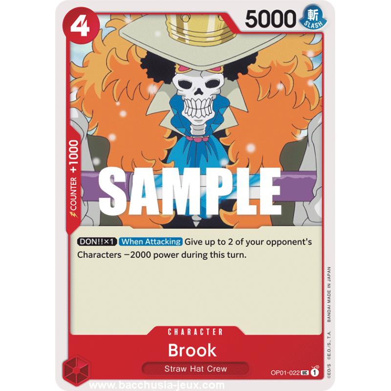 [EN] - One Piece Carte OP01-022 Brook