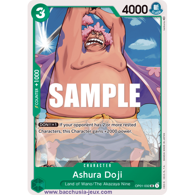 [EN] - One Piece Carte OP01-032 Ashura Doji