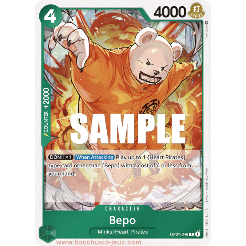 [EN] - One Piece Carte OP01-049 Bepo