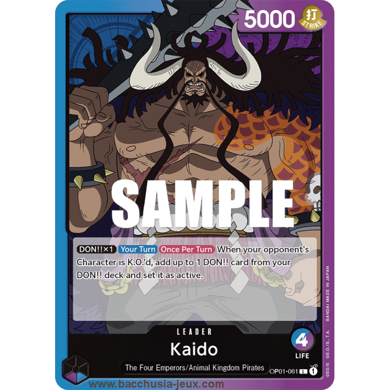 [EN] - One Piece Carte OP01-061 Kaido Leader
