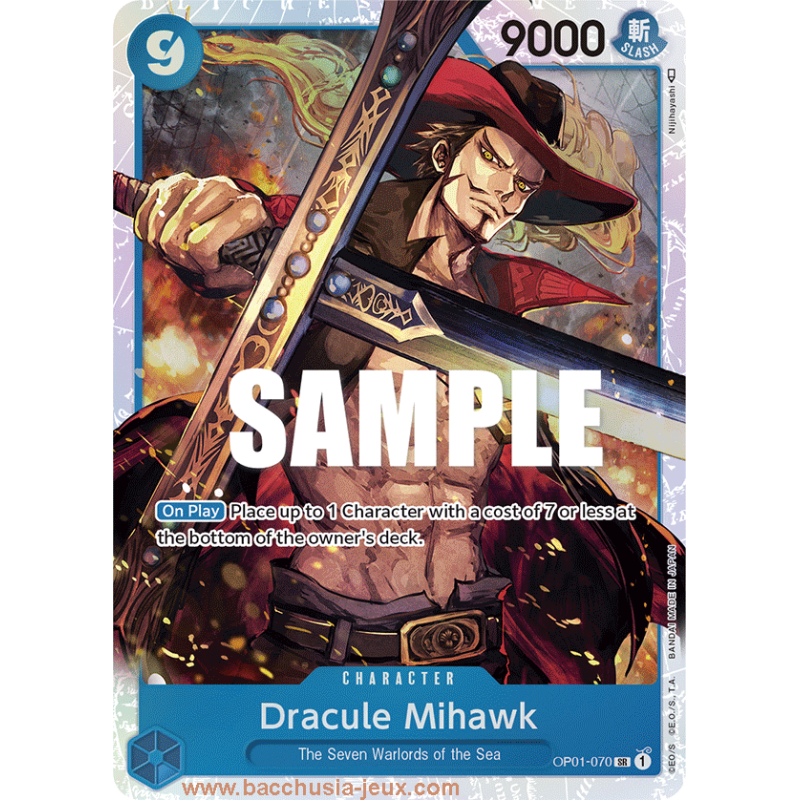 [EN] - One Piece Carte OP01-070 Dracule Mihawk