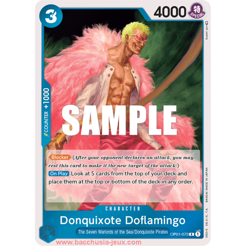 [EN] - One Piece Carte OP01-073 Donquixote Doflamingo