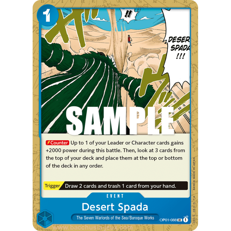 [EN] - One Piece Carte OP01-088 Desert Spada