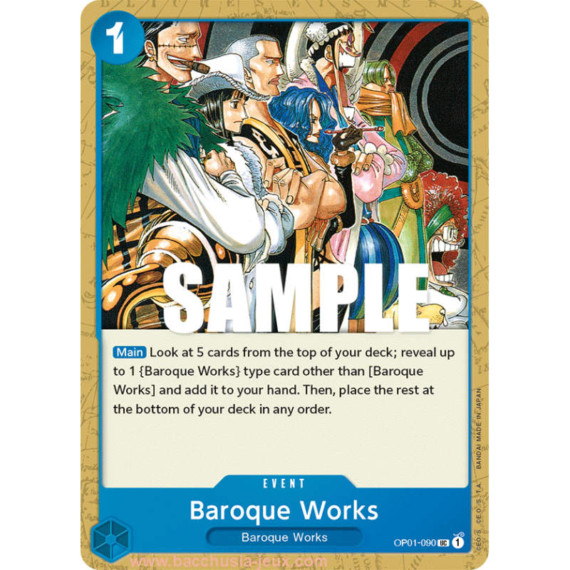 [EN] - One Piece Carte OP01-090 Baroque Works
