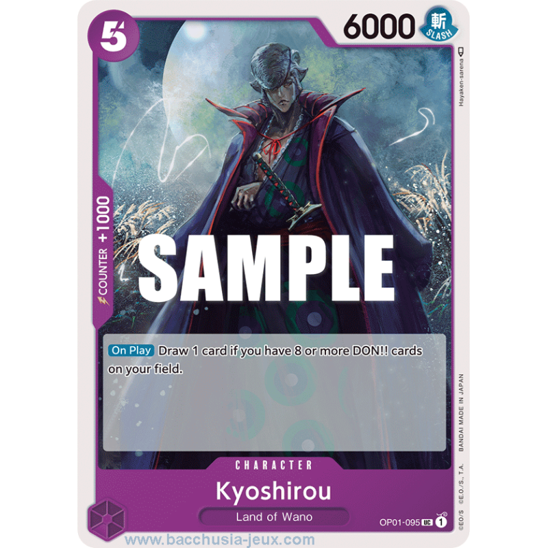 [EN] - One Piece Carte OP01-095 Kyoshirou