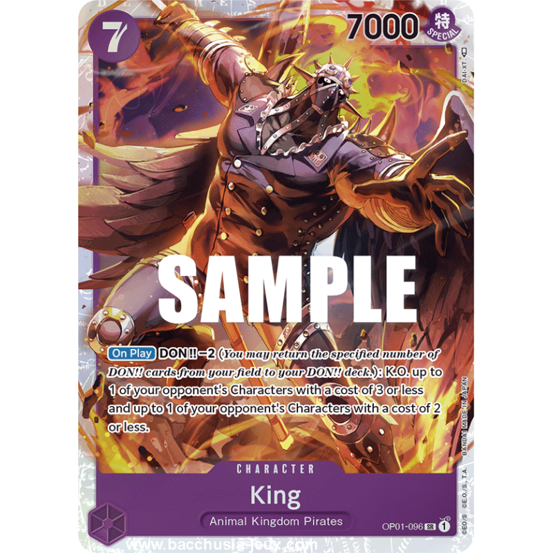 [EN] - One Piece Carte OP01-096 King SR