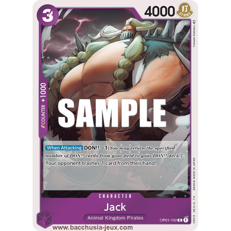 [EN] - One Piece Carte OP01-102 Jack