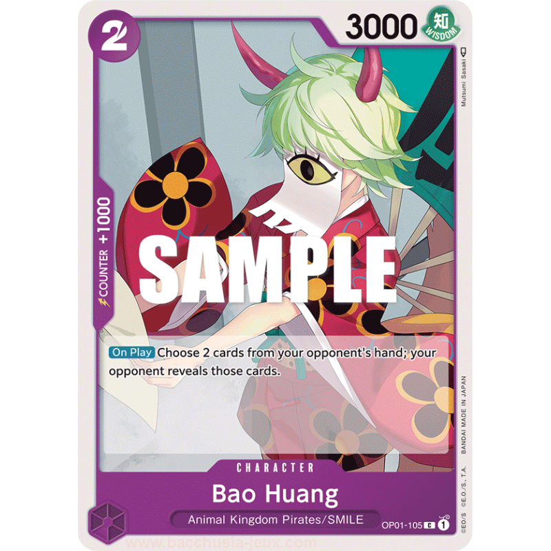 [EN] - One Piece Carte OP01-105 Bao Huang