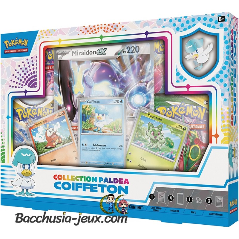 Coffret Pokémon Collection Paldéa - Coiffeton Coffret Pokémon Collection Paldéa - Coiffeton