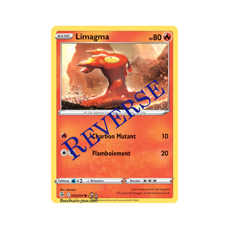 Carte Pokémon EB08 034/264 Limagma Reverse