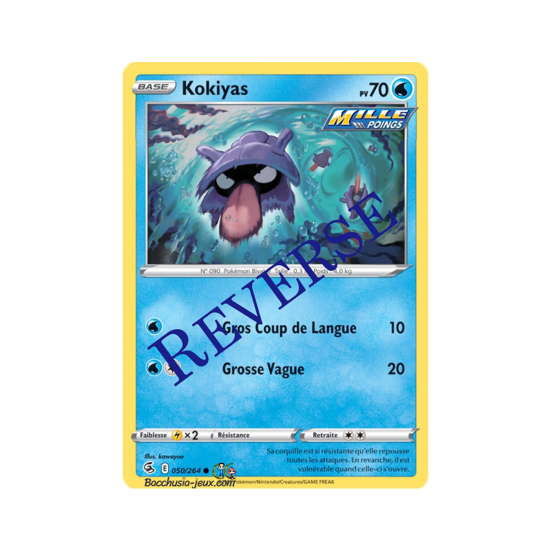 Carte Pokémon EB08 050/264 Kokiyas Reverse