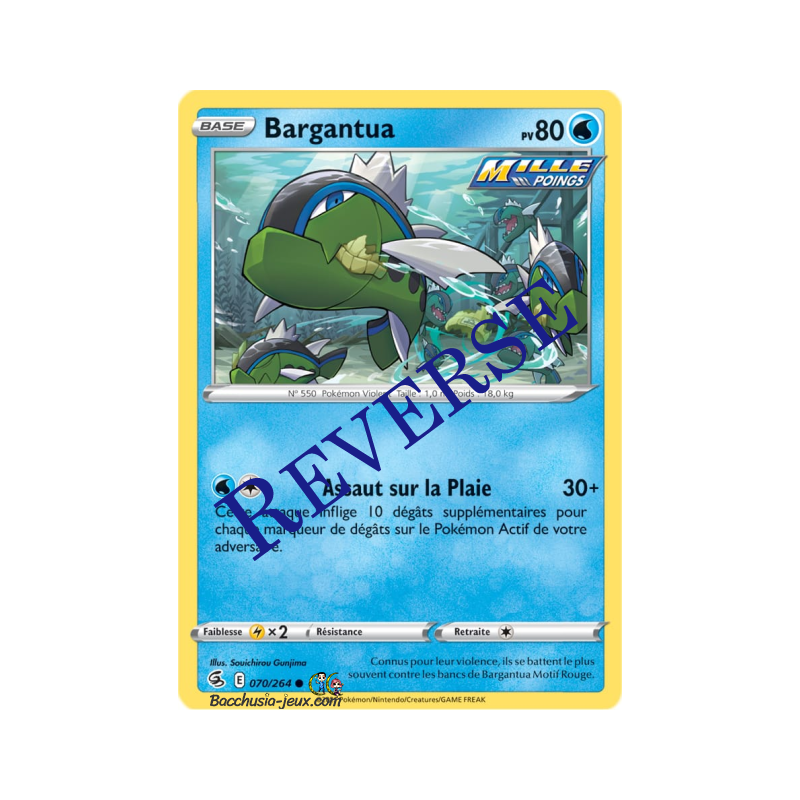 Carte Pokémon EB08 070/264 Bargantua Reverse