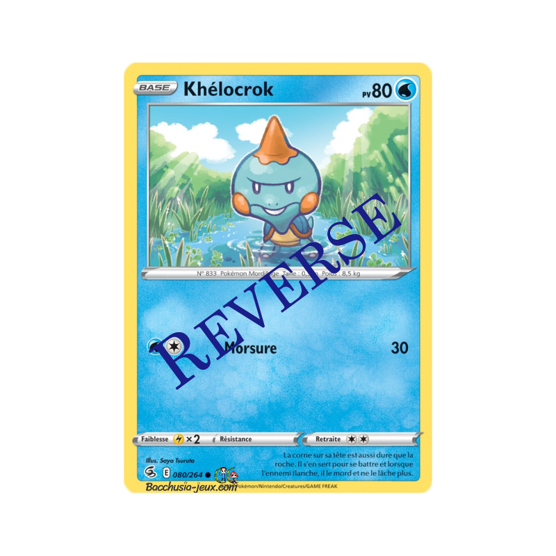 Carte Pokémon EB08 080/264 Khélocrok reverse