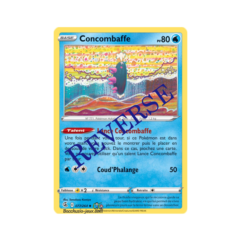 Carte Pokémon EB08 077/264 Concombaffe Reverse