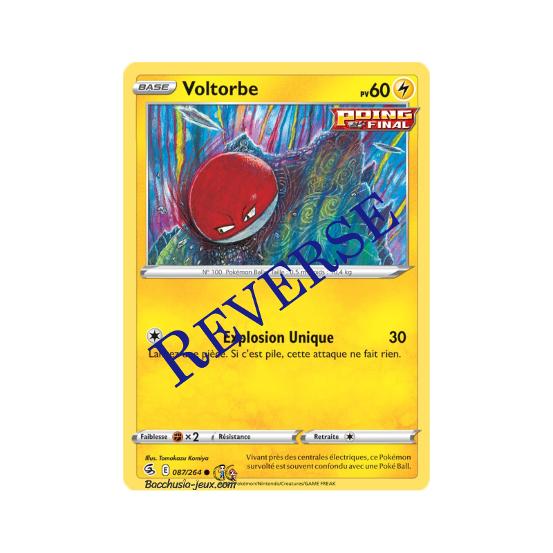 Carte Pokémon EB08 087/264 Voltorbe Reverse